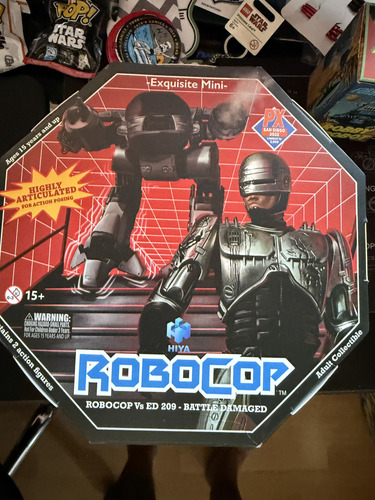 Robocop Vs. Ed-209 (battle Damaged) Hiya Toys Doestoys