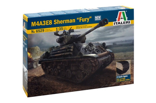 Tanque M4a3e8 Sherman  Fury  By Italeri # 6529  Escala 1/35