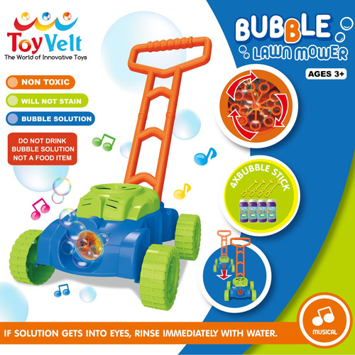Cortacésped De Juguete Que Hace Burbujas Para Niños