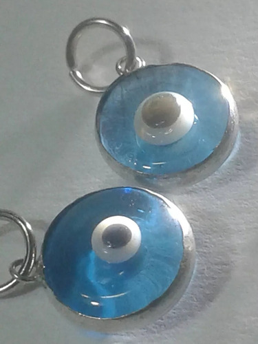 Imagen 8 de 10 de 196 Se Vende Ojo Turco Montado En Plata En Arte Murano T.peq