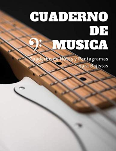 Cuaderno De Musica Cuaderno De Notas Y Pentagramas Para Baji