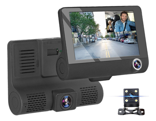 4 Dash Camera Dual Lens Sup Torreview Grabador Video Dvr 3ca
