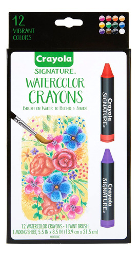 Crayola Signature Premium - Palos De Lápices De Acuarela Y.