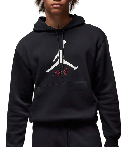 Hoodie Jordan Brand Ess Fleece Baseline-negro