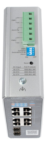 Switch Industrial Poe Temperaturas Extremas 1xpoe+port 7xpoe