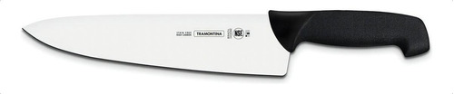 Cuchillo P/ Chef 10 PLG. Profesional Tramontina Color Negro