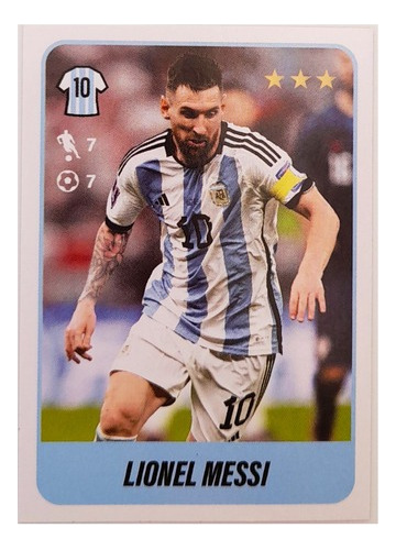 Figurita // Futbol Argentino 2023 // Lionel Messi #508