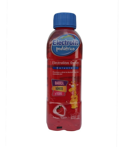 Electrolit Pediátrico Suero Rehidratante Sabor Fresa 500 Ml