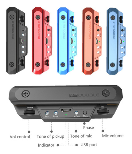 Pastilla Preamplificadora Double X0 Para Guitarra