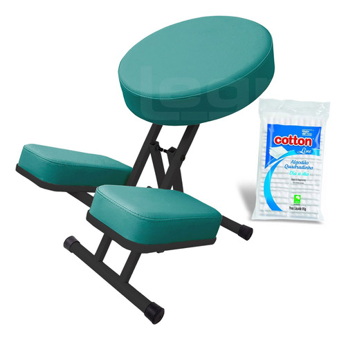 Cadeira Kneeling Chair Reeducação Postural, Brinde Algodão