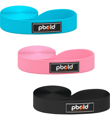 Bandas Resistencia Pull Up X3 Niveles Para Ejercicios Pbold