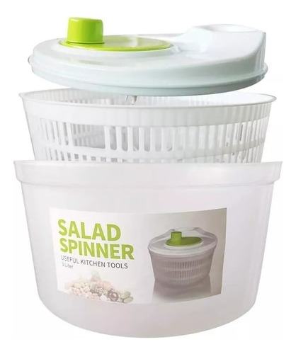 Secador Escurridor De Lechuga Y Vegetales Ensaladas Frutas