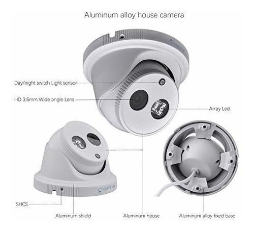 Sistema Camara Domo Audio Completo 5 Mp 2 Tb Hdd 2560 Hd