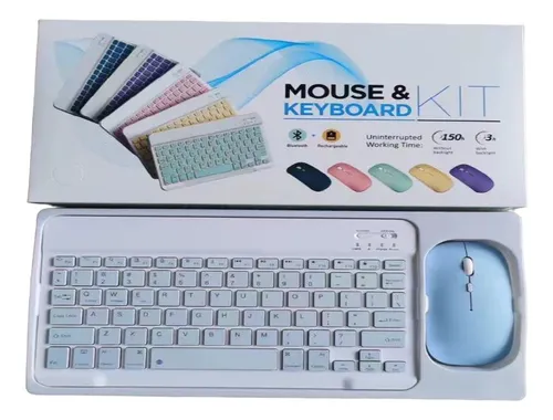 Combo teclado y mouse bluetooth sale