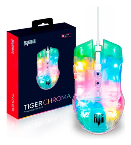 Mouse Gamer Para Jogo 3.600 Dpi Óptico Com Led Rgb Usb 7