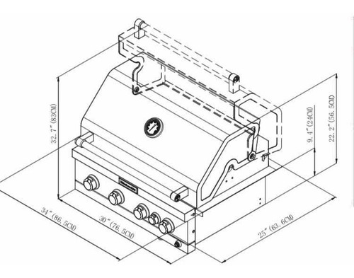 Imagen 9 de 10 de Asador Kitchenaid 30'' Acero Inoxidable