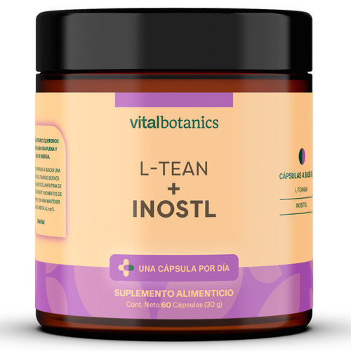 L - Teanina L - Theanine + Inositol 60 Caps | Vitalbotanics Sabor LTNOL_ISNTL_60