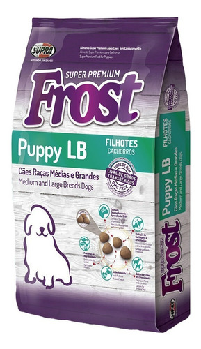 Alimento Frost Puppy Lb 17 Kg + Pelota De Fútbol De Regalo
