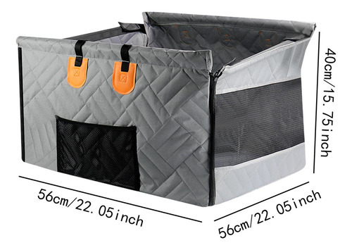 Cars Para Perros Asiento Protector De La Cesta De S Gris