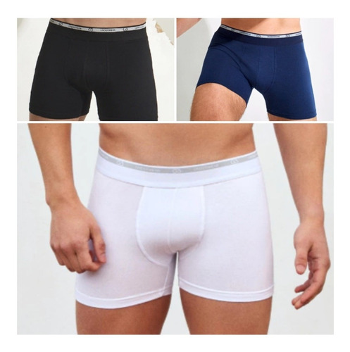 Pack X3 Boxer G3 Hombre Algodon/lycra A 3200 Talle Especial