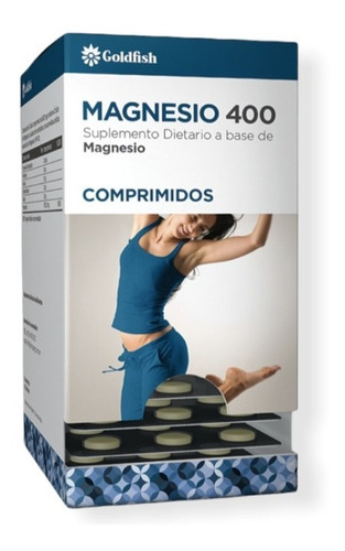 Blistera Magnesio 400 - Goldfish X 100 Comprimidos Sabor Neutro