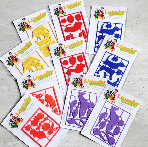 Souvenir Animales De Encastre Personalizado X30 Cumpleaños