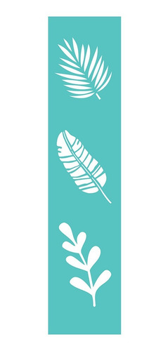 Imagen 2 de 5 de Stencil Mini Hojas De La Selva Laura Craft