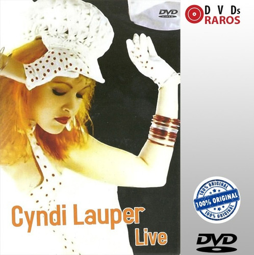 Dvd  Cindy  Lauper Live  -- L A C R A D O !!!