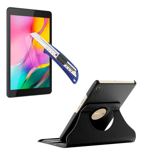 Funda Protector Case + Mica Vidrio Samsung Tab A 8.0 Sm-t290