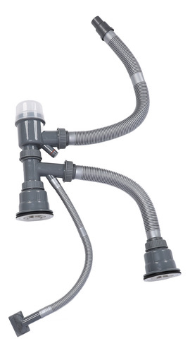 Kit Flexible De Desagüe Para Doble Lavabo