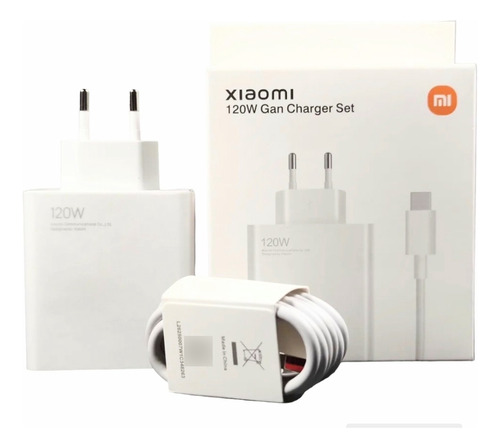 Cargador 120w Xiaomi Original Con Cable