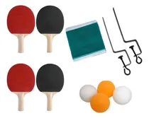 Comprar Set De Paletas De Ping Pong Con Red Y 3 Pelotas Rui Feng