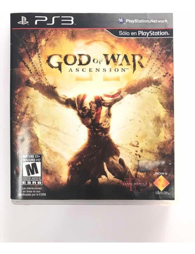 Juego Playstation 3 God Of War Ascensión