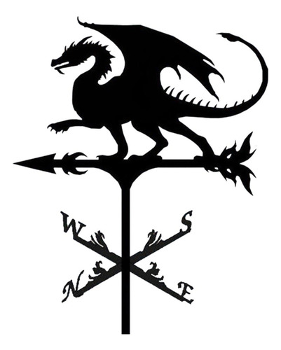 Vento Decorativo Jardim Monte Weather Vane Dragão Dragão