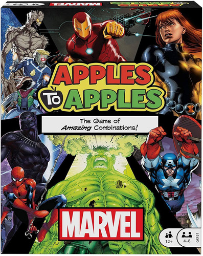 Manzanas A Manzanas: Marvel Edition Juego De Mesa De Increíb