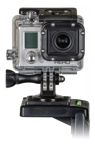 Trípode Extensible Para Cámara Adaptador Gopro Celular Plata
