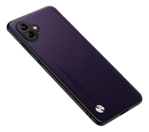 Case For Samsung Galaxy A06 5g Cáscara De Piel Simple+mica