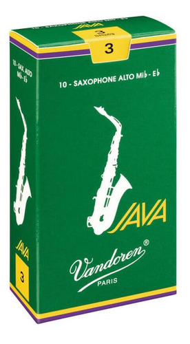 Palheta Sax Alto Vandoren Java 2.5
