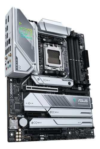 Placa Wi-Fi Asus Prime X670e-Pro, Ddr5, Am5 e cor prateada