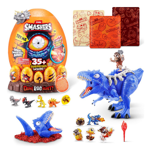 Zuru Smashers Dino Egg Hunt Cuspidor De Fogo - Fun
