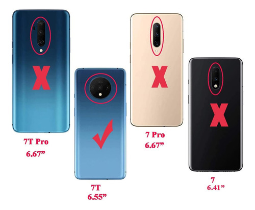 Ubrokeifixit Para Oneplus 7t Couscina De Vidrio Trasero De L