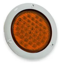 Comprar Plafon Redondo 40 Leds Cromado Camión O Trailer Estrobo