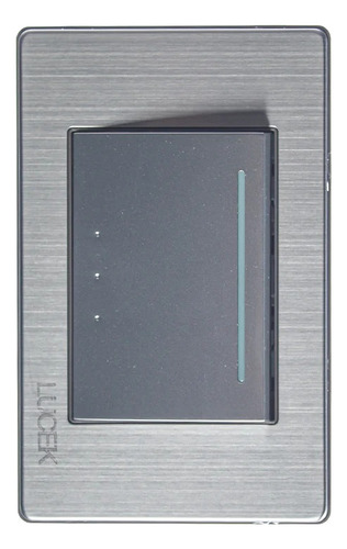 Placa Anodizado 1 Interruptor De Escalera 3 Mod Lucek B22980 Color Único Corriente nominal 16 A Voltaje nominal 127V