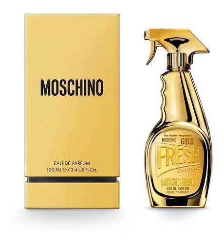 Perfume Original Fresh Gold Moschino 100ml Dama 