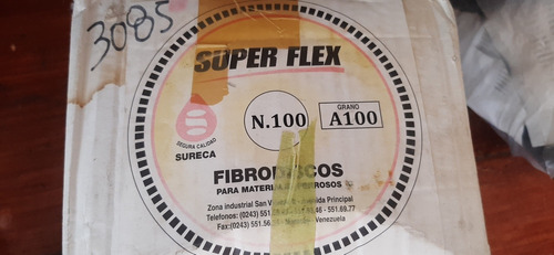 Fibrodisco 7  Grano 100 ,80,50. Marca Super Flex 100.unidad