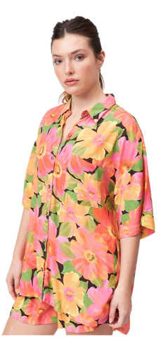 Camisa Billabong Mujer Sunny Coast Over - Wetting Day