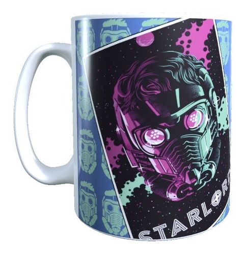 Taza Star Lord Poster Animado Guardianes De La Galaxia