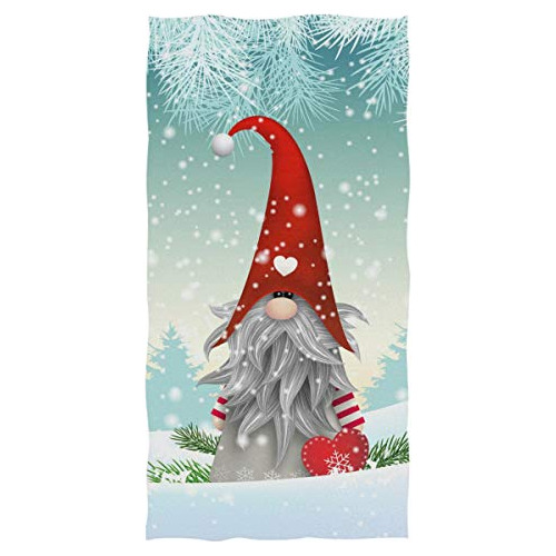 Toallas De Mano De Gnomos Navideños Tomte 16x30 Toalla...