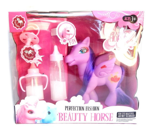Pony Unicornio De Jueguete Con Accesorios Beauty Horse