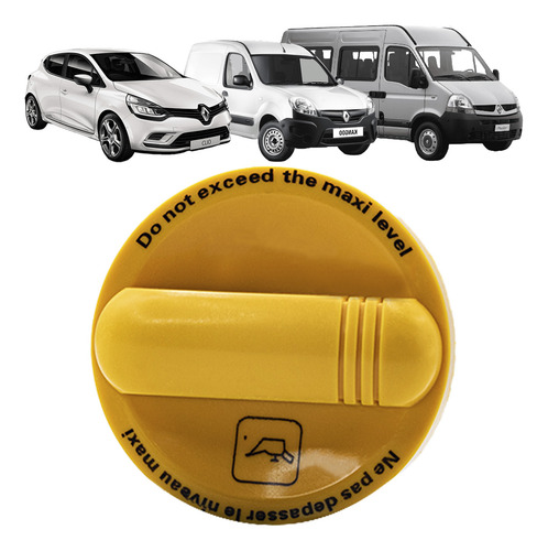 Tampa Oleo Motor Master 2.5 Logan Sandero Clio Kangoo Captur